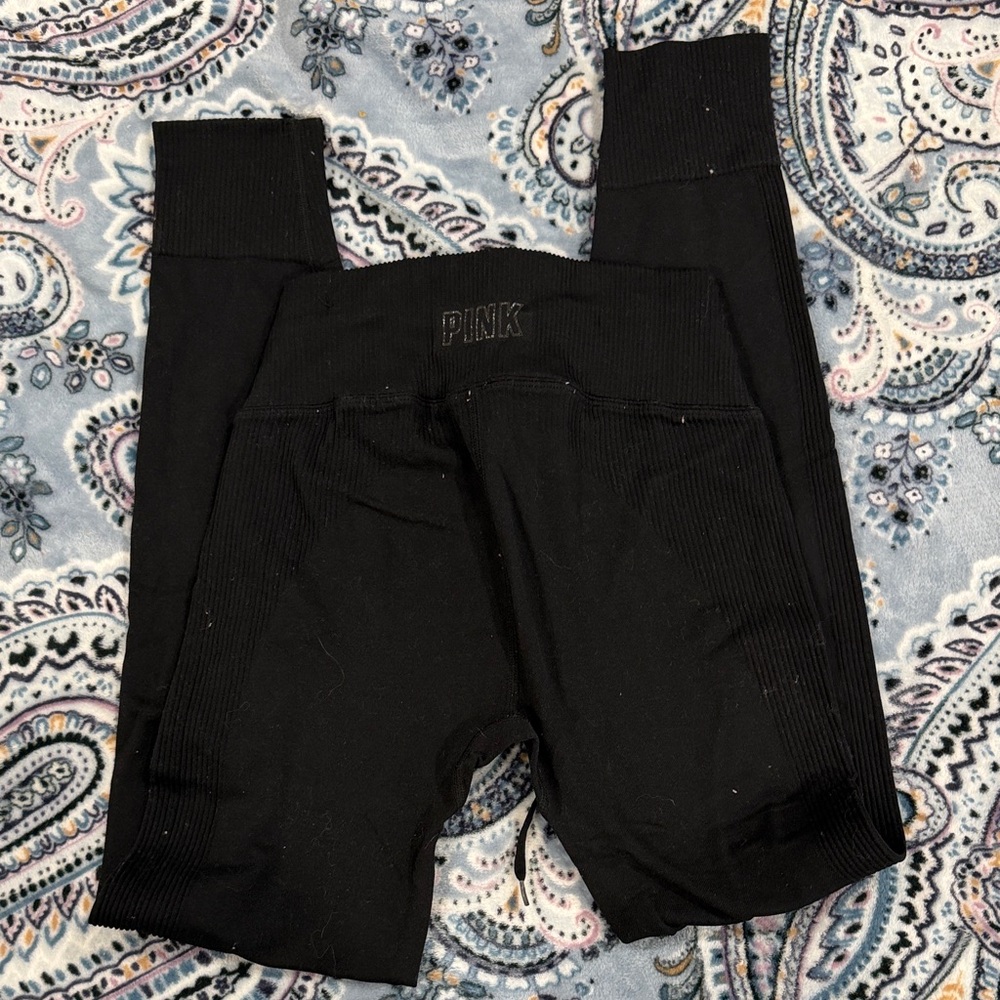 PINK Victoria's Secret Active Black Leggings